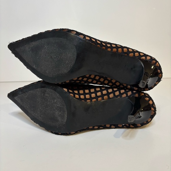 Elegant Black Mesh Ankle Boots - Picture 5 of 8